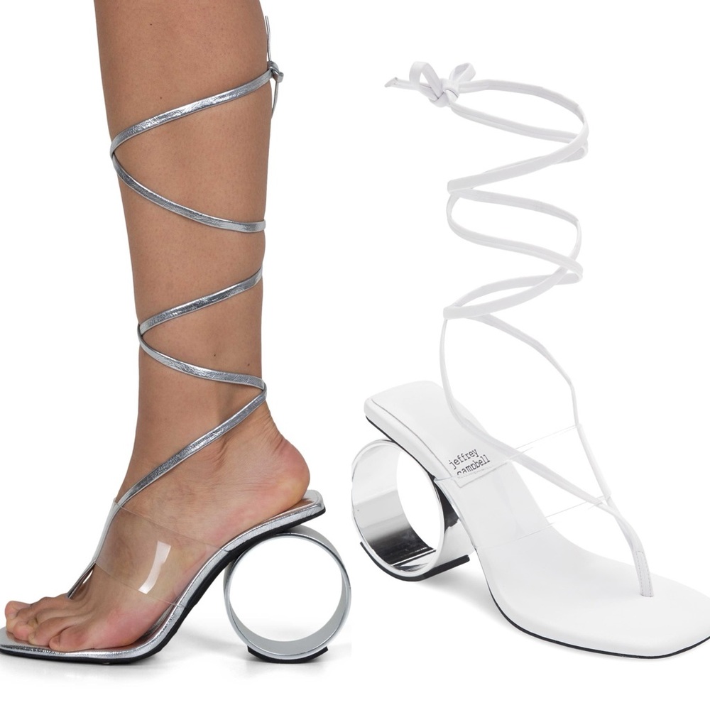 Price Firm - JEFFREY CAMPBELL Nonagon Sandals